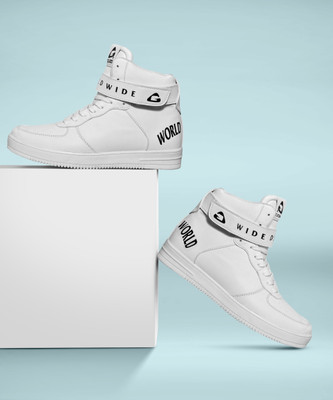 West Code 1218-White-6 High Tops For Men(White , 6)