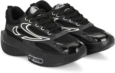 Glidefit Sports|Running|Gym|Cricket|Walking|All Rounder Shoe Running Shoes Running Shoes For Men(Black , 9)
