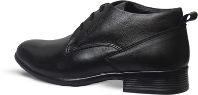 CERFTAN Men'S Genuine Leather Formal Lace-Up Shoes – Brown Oxford For Men(Black , 8)