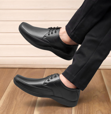 VECHLO Party Wear Formal Shoes for men |Office |wedding |comfortable |executive Outdoors For Men(Black , 9)