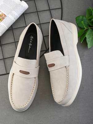 Mast & Harbour Loafers For Men(Beige , 9)