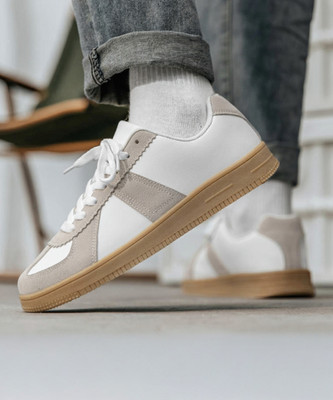 ASTEROID Fashion Colorblock Men's Casual Partywear Sneakers Grey Shoes Sneakers For Men(Grey , 6)