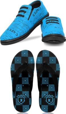 KANEGGYE Loafers For Men(Blue, Blue , 10)