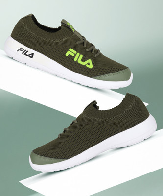 FILA Walking Shoes For Men(Green , 9)
