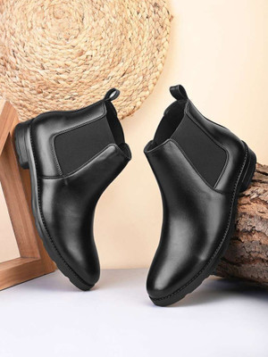 Dicolus Boots For Men Boots For Men(Black , 10)