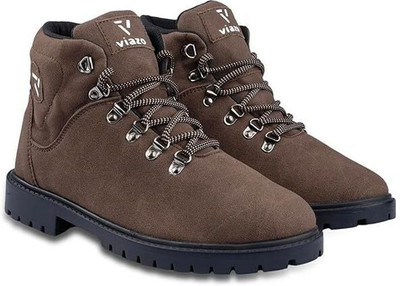 VIAZO The Ironstrite Mens Boots Boots For Men(Brown , 6)