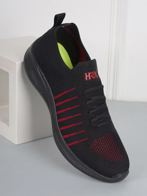 HRX by Hrithik Roshan Casuals For Men(Black, Red , 10)