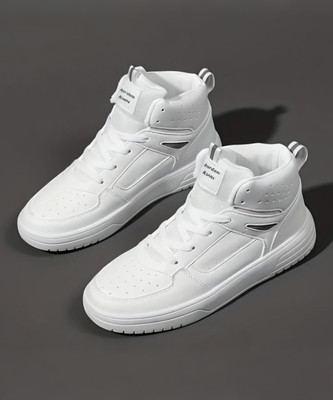 kardam&sons luxury fashionable Stylish Light Weight Sneakers white Sneakers For Men(White , 7)