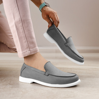 YUVRATO BAXI Men's New Stylish Brown Casual Loafer, Moccasion And Office Wear Shoes Mocassin For Men(Grey , 9)