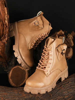 Longwalk Longwalk Women and Girl Boot Boots For Women(Beige , 7)