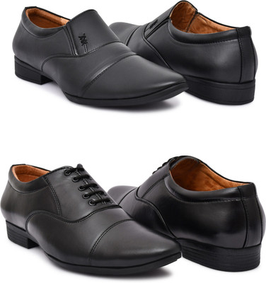 house of common Slip On For Men(Black, Black , 7)