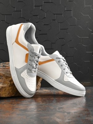 El Paso EPNZ9967 Lightweight Comfort Summer Trendy Premium Stylish Sneakers For Men(White)