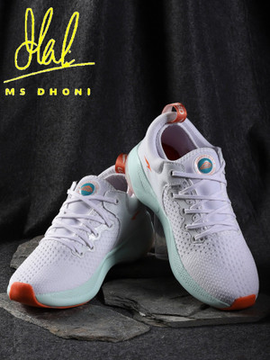 asian Rider-01 White Running Shoes for Men I Sport Shoes for Boys with Beads Technology Sole for Extra Jump I Memory Foam Insole Running Shoes For Men(White , 10)