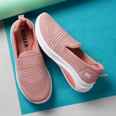 KILLER Comfy-zone Premium Walking Shoes For Women(Pink , 7)