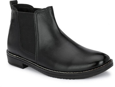 BIG FOX Big Fox Anglo -1 Chelsea Boots For Men(Black , 9)