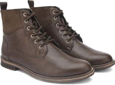 Roadster Roadster6413 Lightweight Comfort Summer Trendy Premium Stylish Boots For Men(Brown , 10)