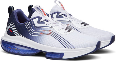CAMPUS LAM Men's Sports Shoes | Cushioned Insole with Support-Tech | Breathable Lace-Up Running Shoes For Men(White , 6)