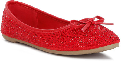 London Rag SH4460_RED Bellies For Women(Red , 7)