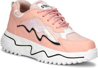 Runway Sneakers For Men(Pink , 3)