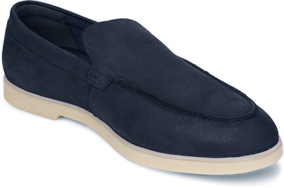 THOMAS CRICK Loafers For Men(Navy , 9)