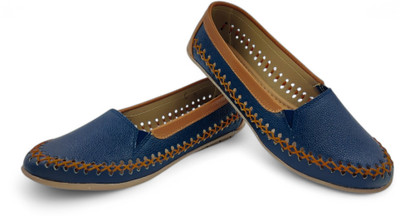 WESTOE Lightweight Casual Bellies for Women and Girls with Soft Cushioned Insole Bellies For Women(Blue , 4)