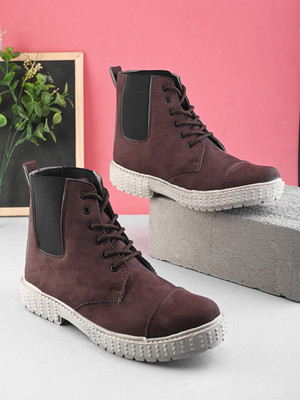 KILLER Brown Casual Boots For Men Boots For Men(Brown , 6)