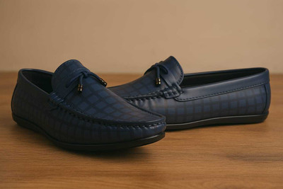 MAGIC Men’s Stylish Casual Loafers | Comfortable Daily Wear Shoes Loafers For Men(Blue , 8)