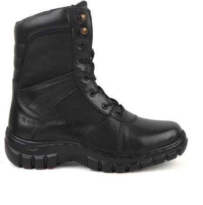 XHUGOY New MB_3-XY-BK-BNT-6 Boots For Men(Black , 6)