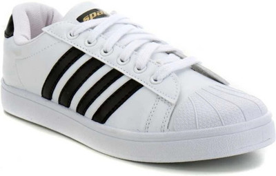 Sparx SM 323 | Stylish, Comfortable | Sneakers For Men(White, Black , 9)