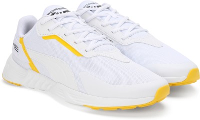 PUMA PL Tiburion Logo Sneakers For Men(White , 6)