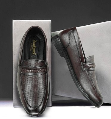 Paragon Slip On For Men(Brown , 8)