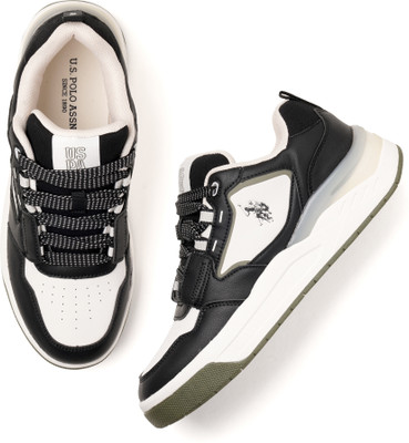 U.S. POLO ASSN. VANDER Sneakers For Men(Black , 8)