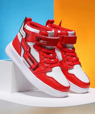 Zixer Skateboard Street Hip-hop Shoes Men Casual Sneakers Shoe Running Sport Shoe High Tops For Men(Red , 10)