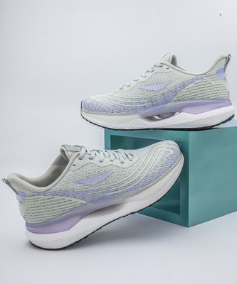RED TAPE Athleisure Shoes for Women | Cultured Round-Toe Shape & Cushioning Technology Walking Shoes For Women(Blue, Purple , 3)
