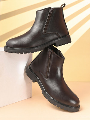 Roadster Boots For Men(Brown , 7)