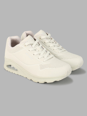 Skechers UNO - STAND ON AIR Running Shoes For Women(Off White , 7)