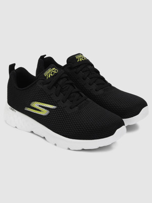 Skechers GO RUN 400 Running Shoes For Men(Black , 8)