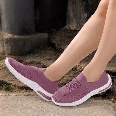 BOKZZON Running Sports Casual Shoes Sneakers For Women(Purple , 8)