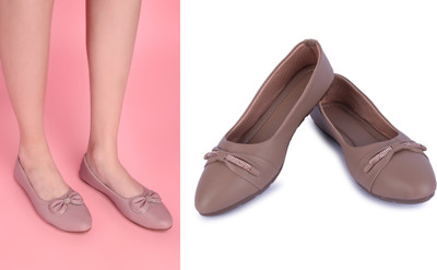 AKD Bellies For Women(Pink, Brown , 8)