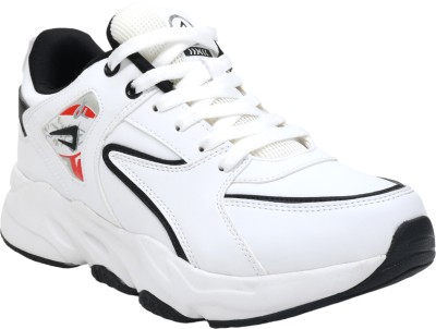 Impakto by Ajanta Astral White Running Shoes For Men(White)