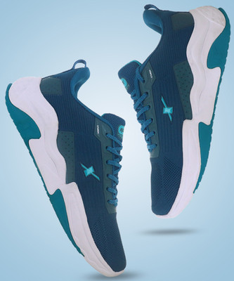 Sparx SM 832 Running Shoes For Men(Blue, Green , 9)
