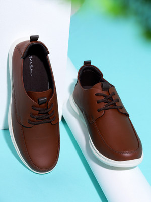 Mast & Harbour MNH01BLK Casuals For Men(Brown , 10)