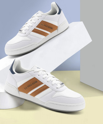 U.S. POLO ASSN. Sneakers For Men(Off White , 8)