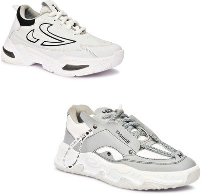 Hida Wrestling Shoes For Men(White, Grey , 10)