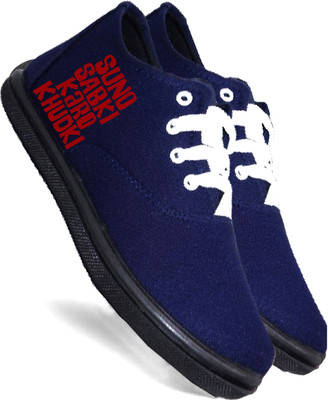 Kenamin Stylish Casual Shoes for Men and kids Casuals For Men(Red, Blue , 8)
