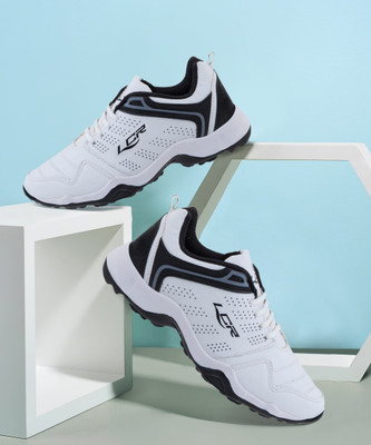 LANCER IND-251NBL-IND-251BLK Running Shoes For Men(White , 8)