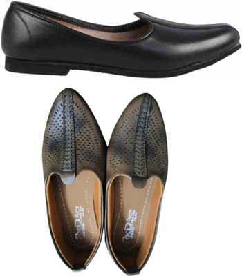 MOJARIJUTTI Men's mojaris – traditional Indian footwear for men Slip On For Men(Black, Brown , 7)