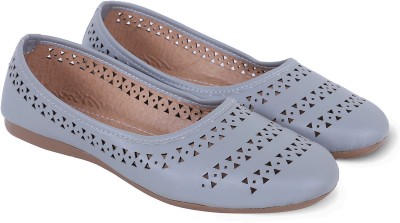 RAVIS Stylish Grey Bellies For Women(Grey , 4)