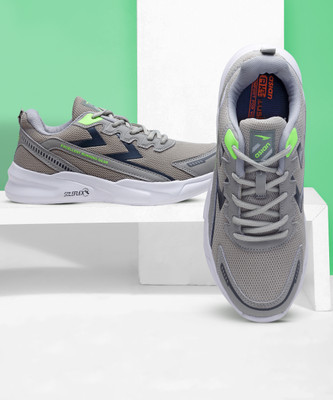 asian Newton-09 Lightgrey Sports,Casual,Walking,Gym,Stylish Running Shoes For Men(Grey , 6)