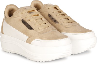 TRIKSY Sneakers For Women(Beige , 4)